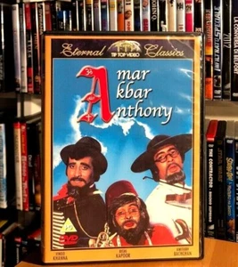 AMAR AKBAR ANTHONY (1977) BOLLYWOOD DVD COME NUOVO LIKE NEW SOTTOTITOLI INGLESE - Picture 1 of 3