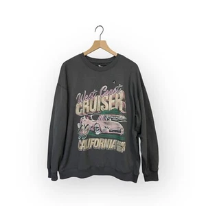 NEW Hollister Womens West Coast Gray Sweatshirt Size L Large - Picture 1 of 6