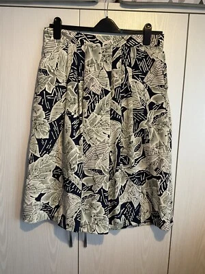 ALEXON LINED NAVY & GREY SKIRT SIZE 18 FULLY LINED  - Image 1 of 3