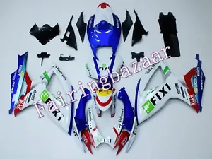 Kit de carenado de inyección ABS blanco azul rojo apto para GSXR600 GSXR750 FIXI 2006 2007 - Imagen 1 de 7