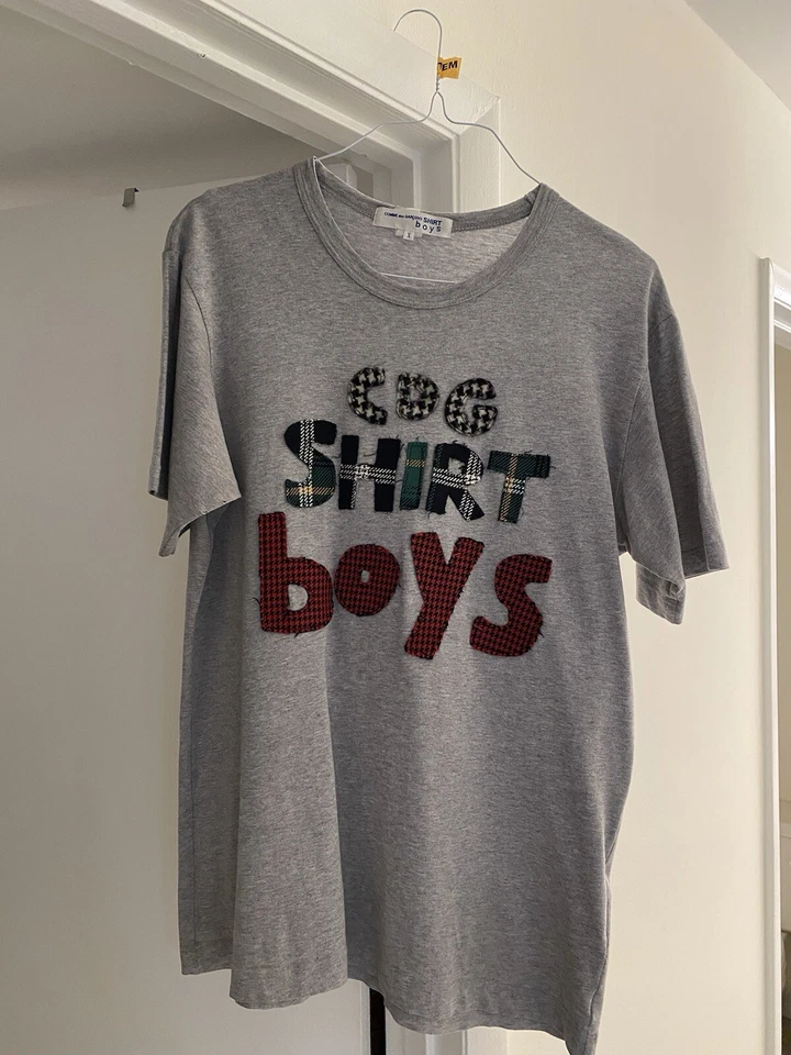 COMME DES GARCONS Camisa Cdg Niños Parche a Cuadros Supreme  Foto 1 de 4