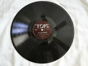 Lee Leonard & Bob Sandy - TOPS 78 RPM 10" #1021 - IT IS NO SECRET / MAY THE LORD - Picture 1 of 2