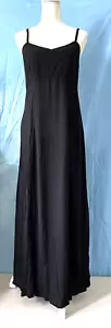 SERENDIPITY MAUI Damen Maxikleid schwarz natur Viskose Perlen ärmellos Träger 2 - Bild 1 von 13