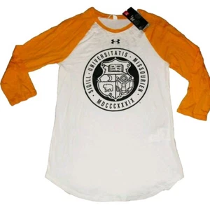 Missouri Tigers Mens Under Armour Raglan 3/4 Sleeve Shirt sz. Small New Ncaa - Picture 1 of 3