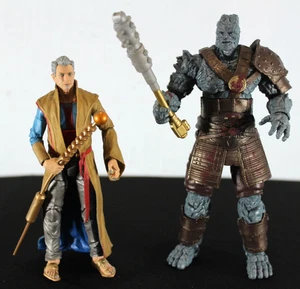 Hasbro Marvel Legends Thor Ragnarok Korg & Grandmaster 6" Figure Confezione da 2 Completo - Foto 1 di 5