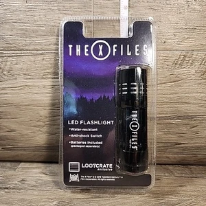The X-Files LED Mini 3" Flashlight Black Strap Loot Crate 2015 Collectible NEW - Picture 1 of 10