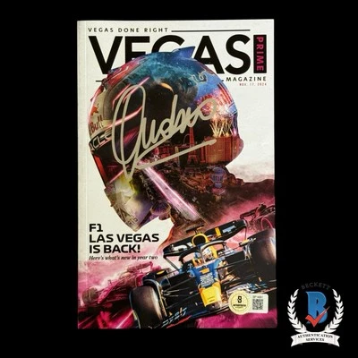Andrea Stella Signed F1 Las Vegas 2024 Program Beckett COA Autograph McLaren - Image 1 of 2