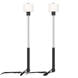 2X(2Pcs  Snare Drum Drumsticks Stainless Steel Non-Slip Felt Head Drum6982 - Picture 1 of 8