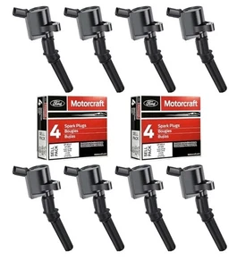 MAS Set 8 Bobine Accensione DG508 e Candela Moto SP479 Compatibile con - Foto 1 di 1