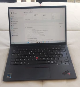 Lenovo ThinkPad X1 Carbon Gen 9 14" Core i7-1135G7 16GB RAM 512GB SSD WIN 11 Pro - Picture 1 of 3