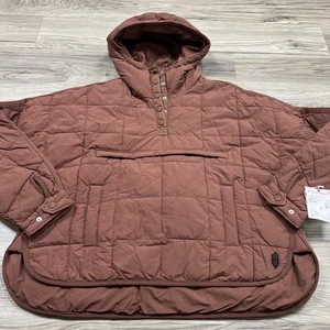 Free People Movement Pippa Packable Puffer Pullover Jacket Oversized XS $198 - Picture 1 of 6