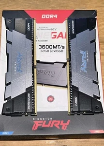 Kingston Fury Renegade DDR4 3600mt/s 32GB Intel & AMD Ready - Picture 1 of 2