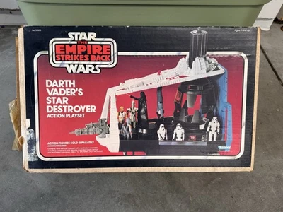 STAR WARS Darth Vader's Star Destroyer Playset 1980 Kenner w/Box! - Image 1 of 4