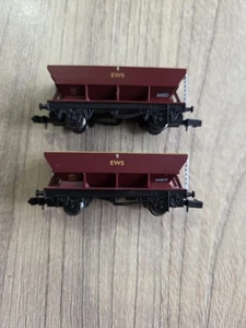 2 X Graham Farish N Gauge EWS Hopper Wagons - Picture 1 of 6