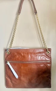 Neu mit Etikett Hobo International Damen-Schultertasche Leder Handtasche Dayna Henna braun - Bild 1 von 5