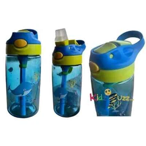 Blue Whale Water Bottle 480ml (Pack of 2) Good Quality Water Bottle For Kids - Picture 1 of 4