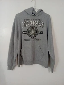 Sweatshirt American Pride United States Marines Hoodie Xl Herren Grau - Bild 1 von 4