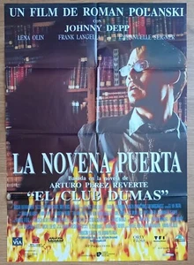 The Ninth Gate ORIGINAL Spanish '73 POSTER Johnny Depp Roman Polanski unique art - Picture 1 of 1