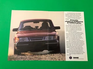 1988 1989 SAAB 900 TURBO VINTAGE ORIGINAL PRINT AD ADVERTISEMENT PRINTED - Bild 1 von 1