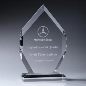 ACRYLIC ARROW CORPORATE ACHIEVEMENT AWARD TROPHY ENGRAVED - Bild 1 von 6