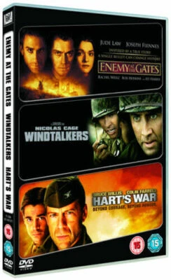 Enemy At The Gates/Windtalkers/Hart's War Bruce Willis 2009 DVD Top-quality - Image 1 of 4