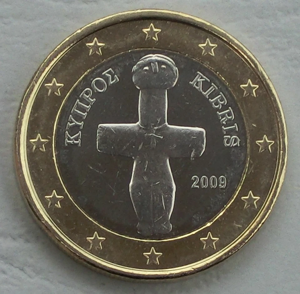 1 E.uro Pièce de Monnaie Chypre 2009 splendide - Photo 1/1