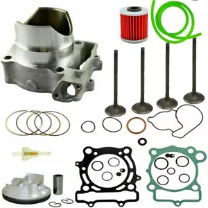 STD Cylinder Piston Gasket Valve Rebuild Kit for Kawasaki KX250F KXF250 04-08 US - Bild 1 von 11