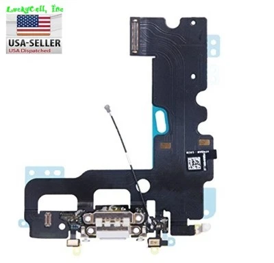 Cable flexible conector audio puerto base carga cargador para Apple iPhone 7 blanco Foto 1 de 2