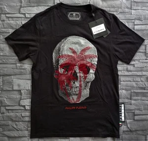 PHILIPP PLEIN T-SHIRT PLATINUM CUT ROUND NECK ALOHA PLEIN / XL / NEU / - Bild 1 von 10