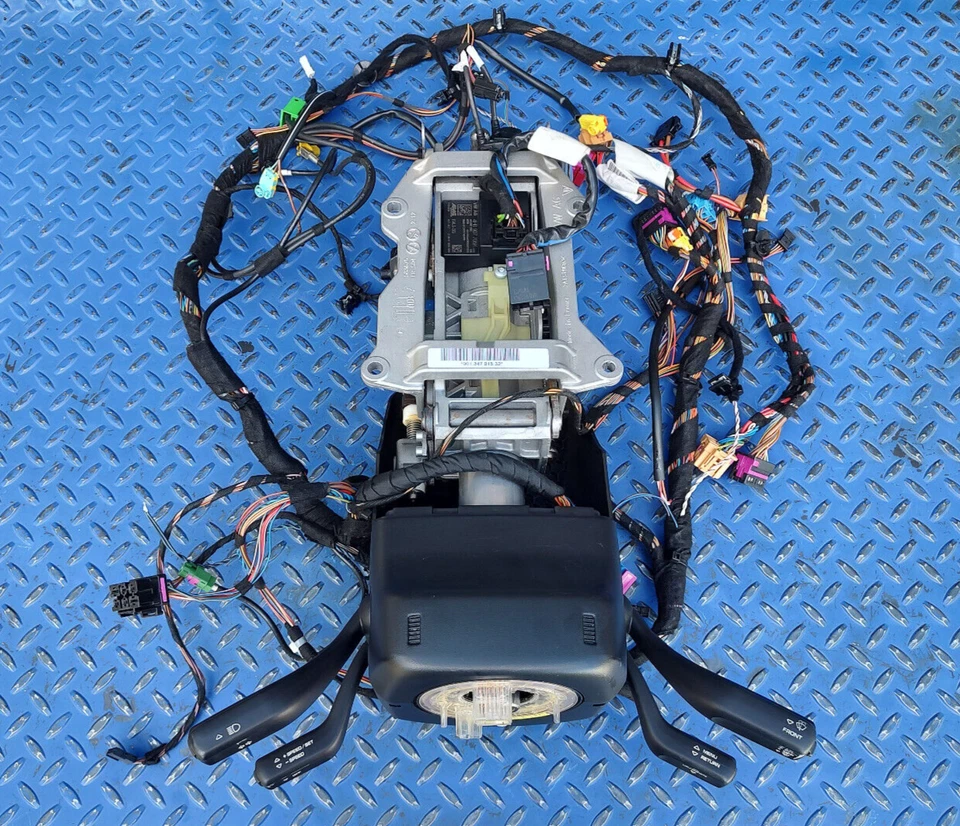 Conjunto completo de columna de dirección Porsche Cayman 981 2014-2016 Foto 1 de 4