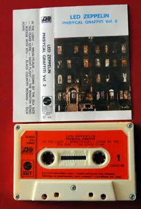 LED ZEPPELIN PHISYCAL GRAFFITI VOL.2 1976 RARE EXYUGO CASSETTE TAPE - Picture 1 of 2