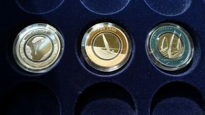 LUFT BEWEGT komplette Serie 10-Euro-Sondermünzen PP F-Stuttgart in Spiegelglanz! - Bild 1 von 8