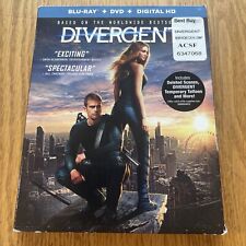 Divergent Blu-ray & DVD 2-Disc Set Slipcover & Temporary Tattoos Unused Sheet