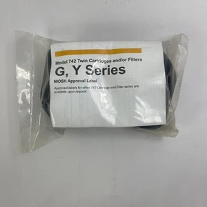 Scott 2 Pack Model 742 Twin Cartridges Filters G Y Series New Expired - Picture 1 of 6