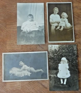 4 postales RP jóvenes niños - Imagen 1 de 2