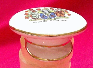 UNBRANDED CRESTED WARE MODEL OF MILITARY CAP SOUTHEND ON SEA CREST - Picture 1 of 5