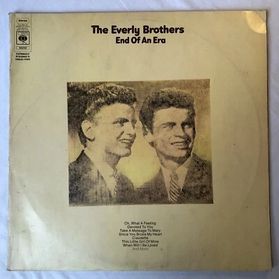 The Everly Brothers, End Of An Era, Vinyl Double Lp, CBS 1971, G+/VG  - Image 1 of 4