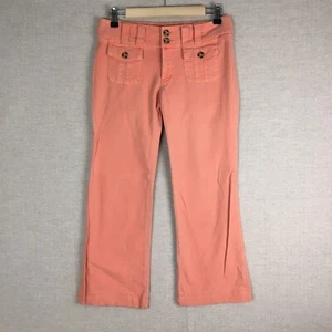 Sundance Damen Alberta Hose 4 Petite Utility Crop Pfirsich Orange Gerade - Bild 1 von 7