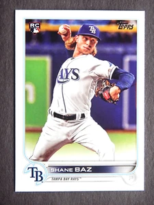 Shane Baz #421 Topps 2022 Baseball Card (Tampa Bay Rays) NM - Picture 1 of 2
