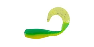Big Bite Baits 2" Curly Tail Crappie Minnr 2CMNR18 Tractor Green Glow 30 Count - Picture 1 of 1