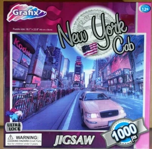 "Rompecabezas Grafix 1000 piezas cabina Nueva York bloqueo ultra 18,1 x 22,8" - Imagen 1 de 8