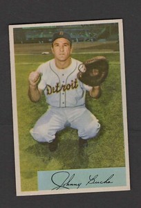 1954 BOWMAN BB #215 JOHNNY BUCHA/TIGERS EX/MT