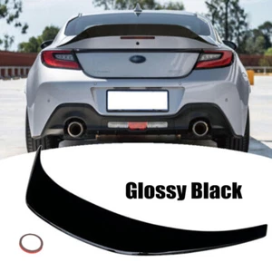For 2022 2023 2024 Subaru BRZ Toyota GR86 Gloss Black Rear Trunk Spoiler Wing - Picture 1 of 15