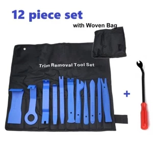 12x In-car panel trim dash door body plastic clip audio removal tool kit pry set - Bild 1 von 9