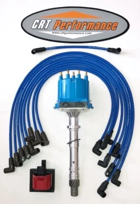87-95 DISTRIBUIDOR CHEVY GMC SUBURBAN 5,7 L 350 TBI AZUL + BOBINA 48 K + CABLES EE. UU. Foto 1 de 4