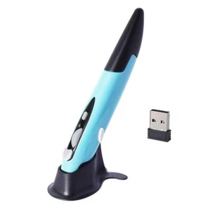 Wireless Adjustable 800/1200/1600DPI PC Laptop Drawing Blue - Picture 1 of 7