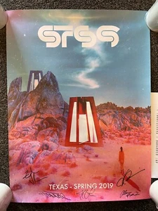 STS9 Poster Band signiert Frühjahrstour 2019 + Setliste 3 - Bild 1 von 4
