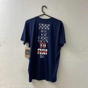 Fintech Sun Defender UV Shortsleeve T-Shirt Men’s Small in Blue - Picture 1 of 5