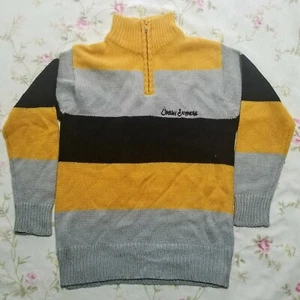 👕Urban Express Boys Yellow, Gray, Black Sweater - Picture 1 of 2