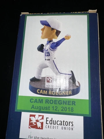 NIB 2018 CAM ROEGNER BELOIT SNAPPERS OAKLAND A'S BOBBLEHEAD SGA 8/12/18 BREWERS Cover